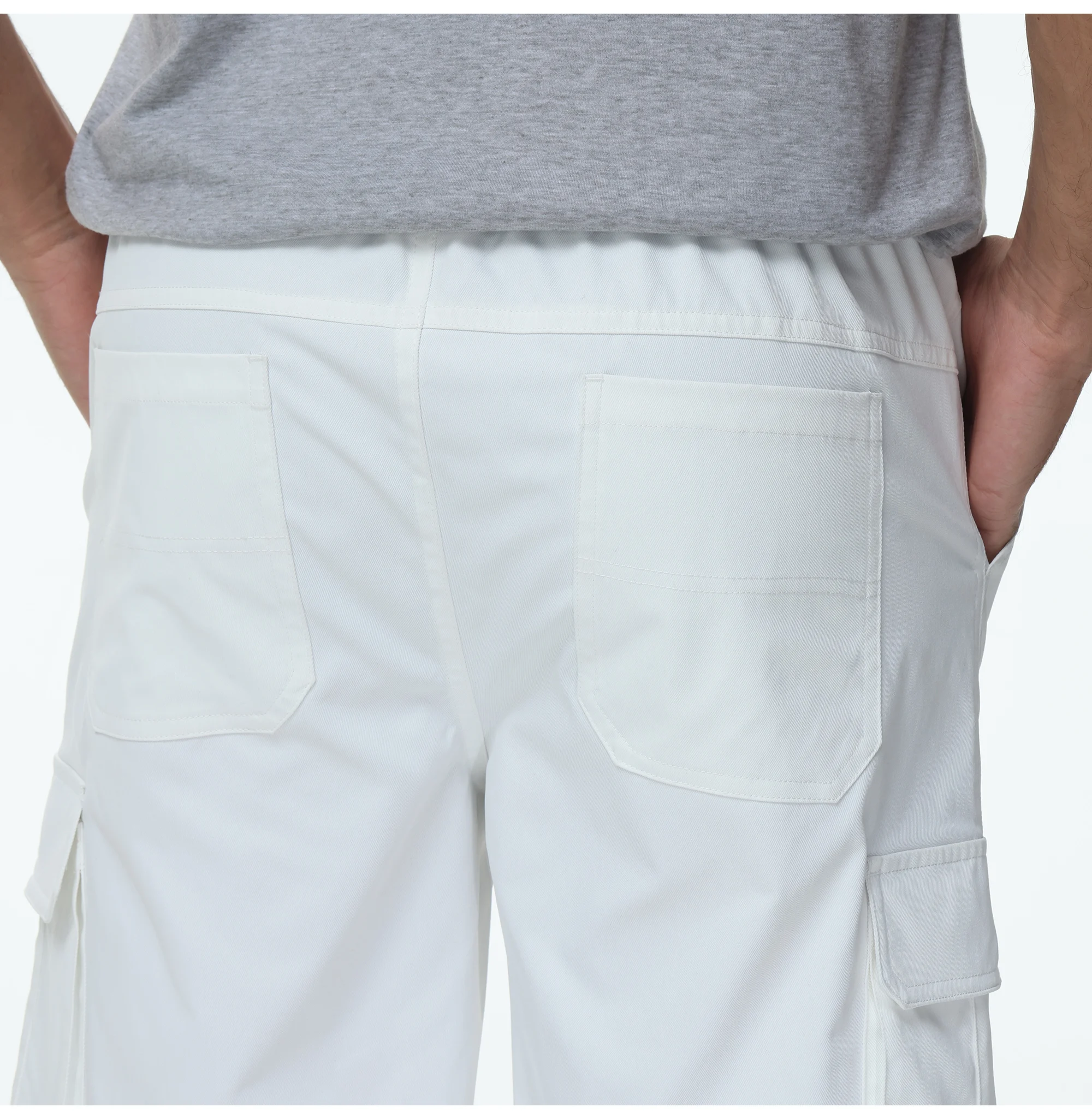Sommer Herren Casual Cargo Shorts Kordel zug Shorts Joggen sportliche Cargo hosen Cargo Shorts zum Klettern Laufen – Detail 12