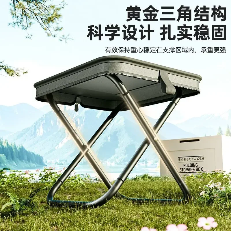 편안한 소형 마자르 접이식 휴대용 초경량 여행 핸드백 벤치 낚시 벤치 캠핑 의자 핸드백 접이식 벤치