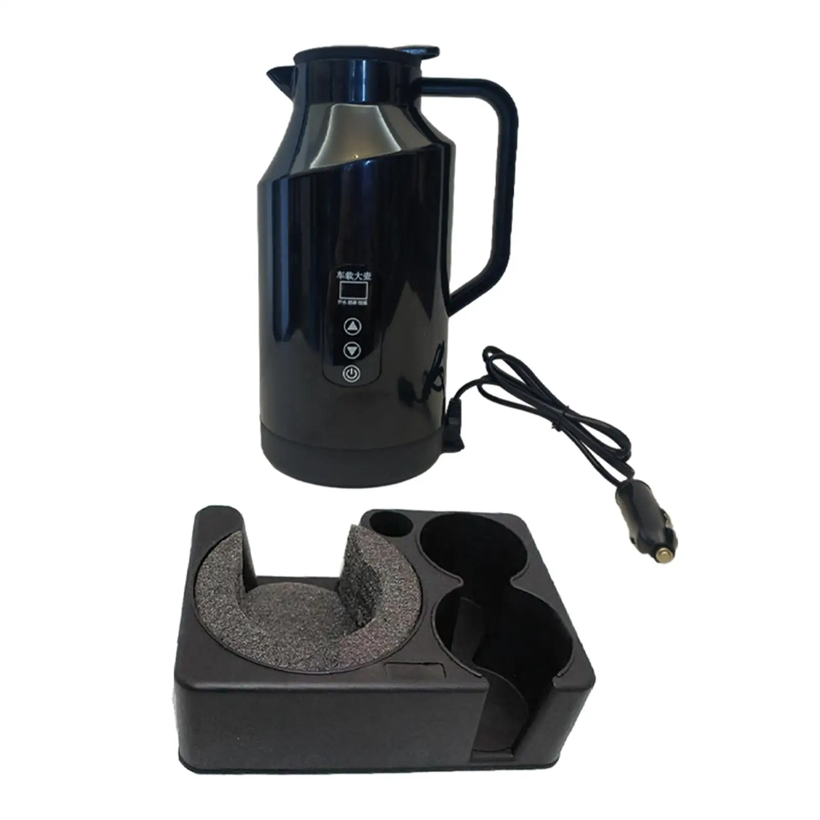 자동차 난방 마시는 컵 여행 주전자 1500ml 휴대용 사업가용