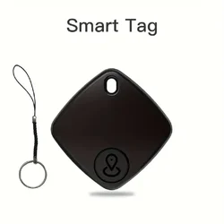 Compact Smart GPS Tracker with Anti-Loss Reminder and Wireless Key Finder (Black type A)