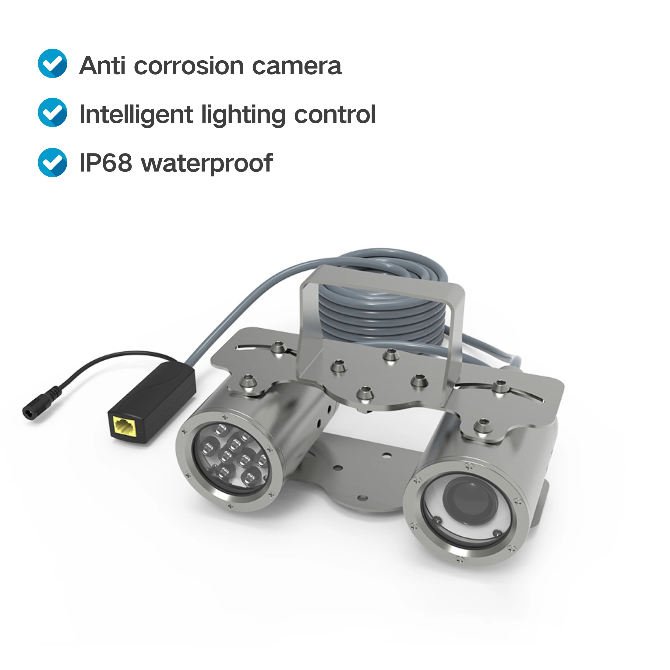 BarlusUnderwaterHighDefinitionRotatingSurveillanceCameraand