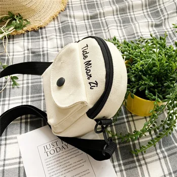 حقيبة كروس عصرية للهاتف من القماش مع دبابيس دب لطيفة، حقائب كتف هاراجوكو أنيقة للاستخدام اليومي للنساء 4