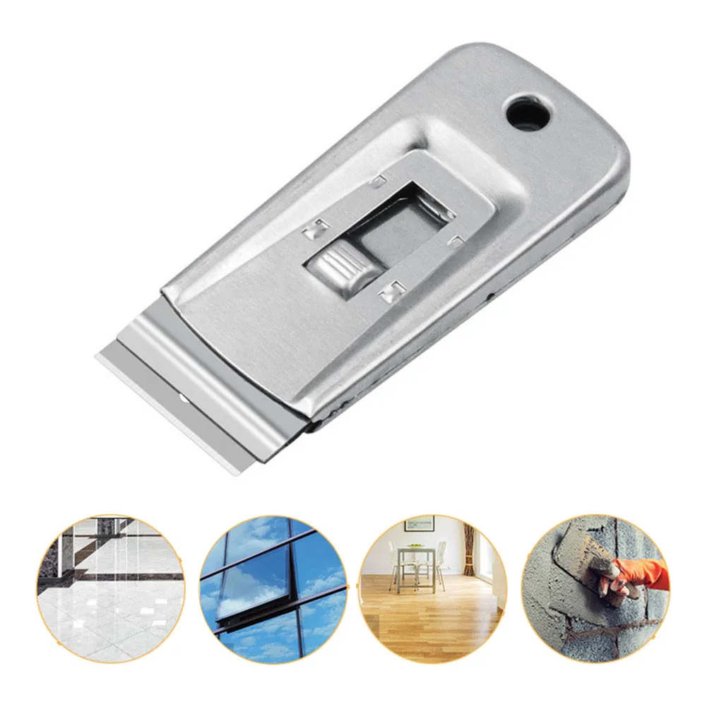 Cleaning scraper glass scraper scraper tool scraper cleaner 1pc Glass Ceramic Hob Scraper Cleaner Remover For Cleaning Oven Cooker Tools Utility Stainless Steel Blade