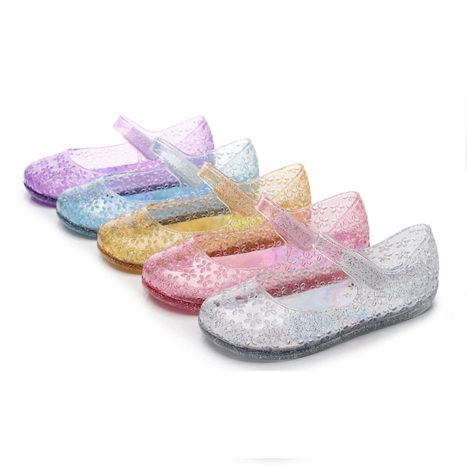 Toddler Girl Shoes Streetwear Fashion Sandals Jelly Mary Jane Dance Party Cosplay Shoes For Kids Toddler Girl Sandal Bulk