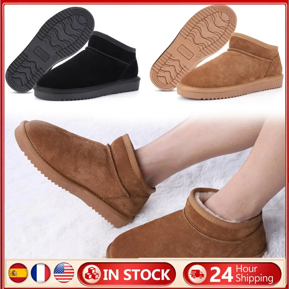 Water Resistant Thermal Plush Snow Boots for Women