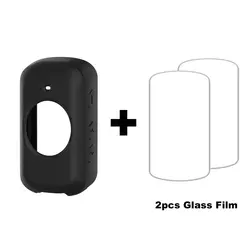 Silicone Protective Case and Screen Protector for Garmin Edge 1030 (Black case film)