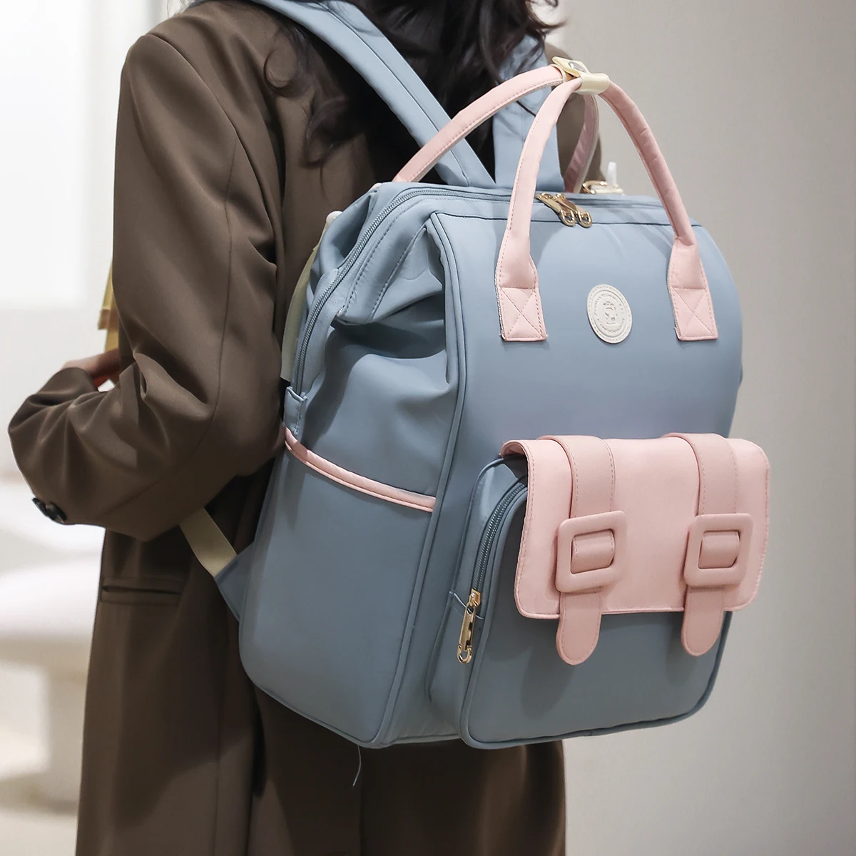 Parent-Child Mommy Bag, Mother and Baby Walking Bag, Lightweight Satchel 2025 New Backpack, Mother-In-Law Bag, Travel Bag, Boarding Student Class