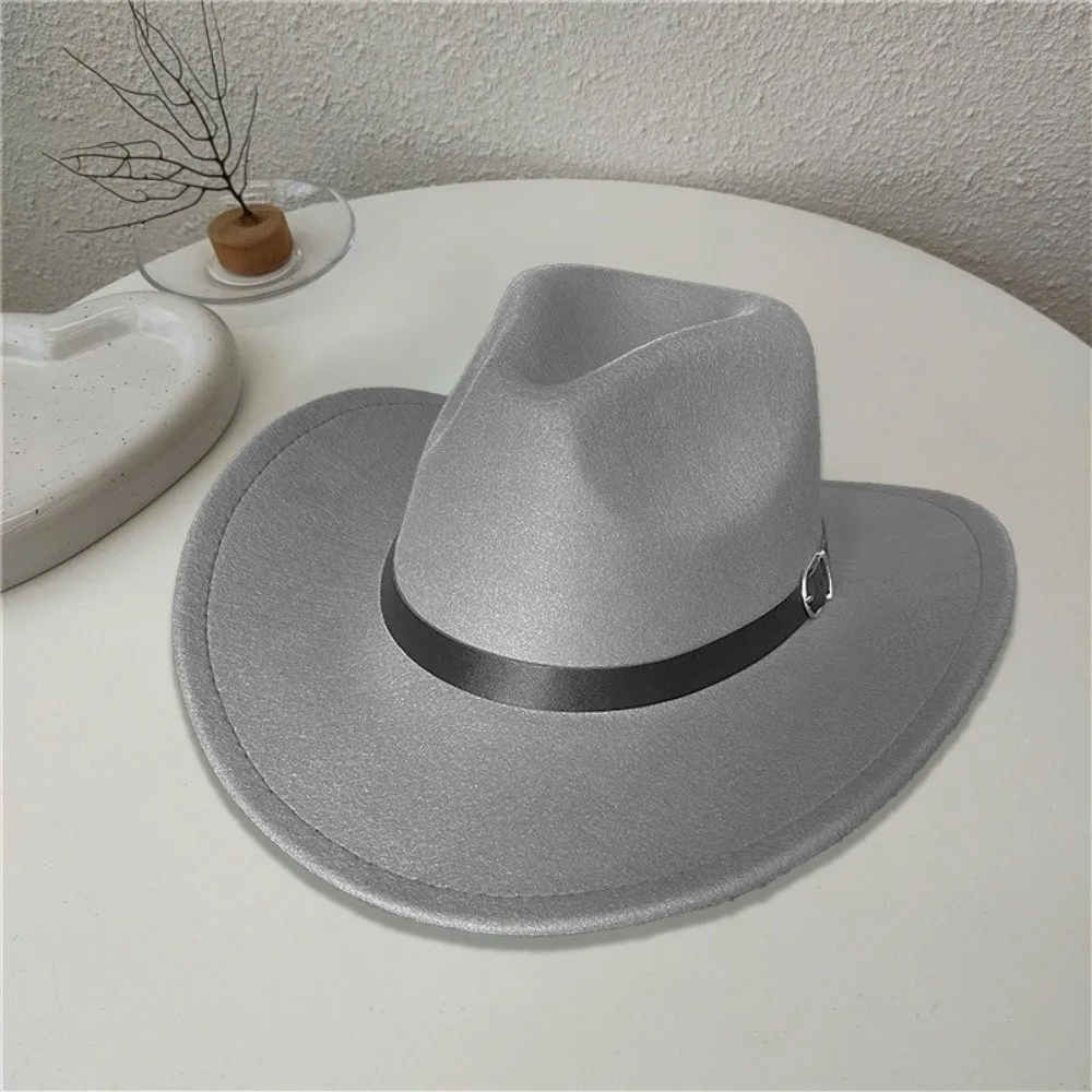 Wool Poly Gentleman Fedora Hat for Daily Wear