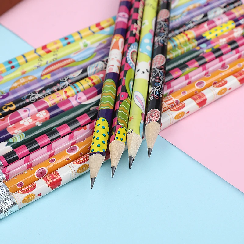 Easter Rabbit Wood Pencils 4