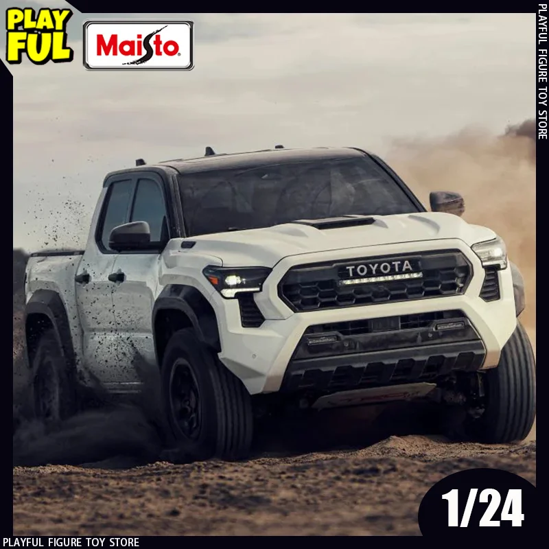 

Новый продукт Maisto 1:27 пикап Toyota Tacoma TRD PRO модель под давлением модифицированная версия из сплава роскошный автомобиль игрушки автомобиль подарок
