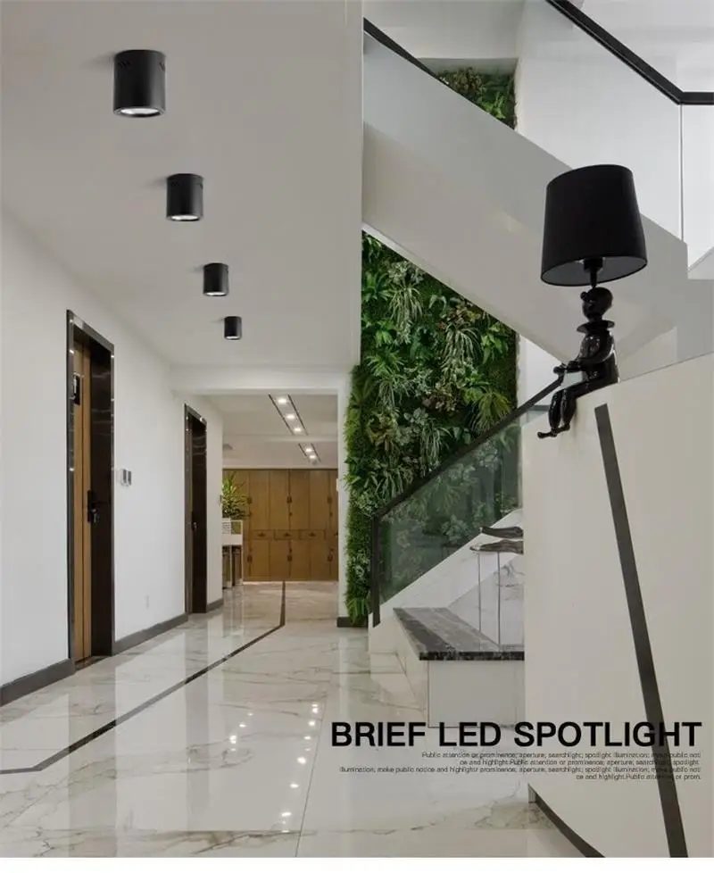 Description Picture 4 of itemSurface Mounted Downlight LED Replaceable Light E27 bulb 40W Spotlight Ceiling Lamps For House Foyer Bedroom Indoor Ligthing