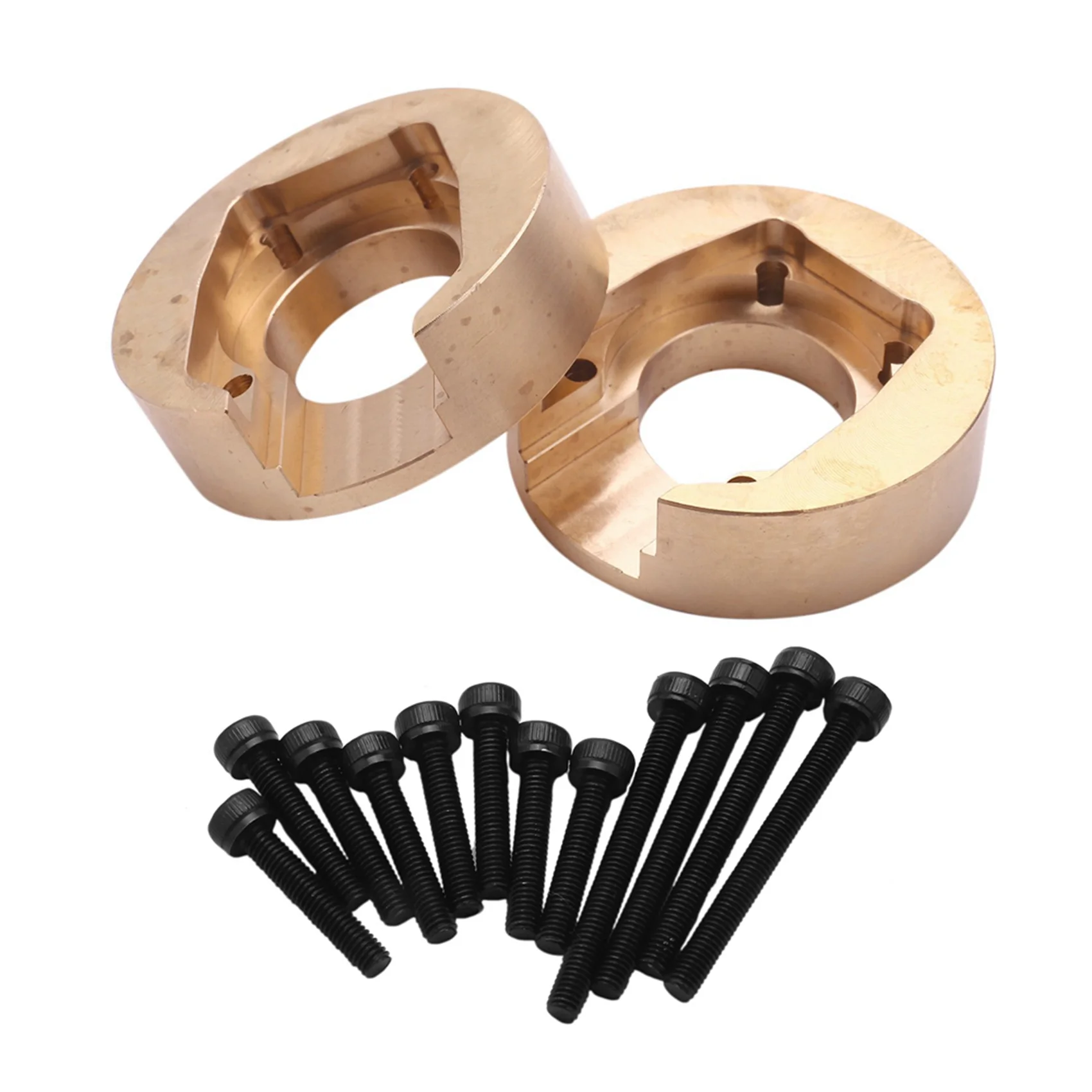 AEE9-4Pcs 110G 황동 카운터웨이트 밸런스 웨이트 Absima CR3.4 SHERPA KHAMBA CR1.8 Yucatan RC 크롤러 자동차 업그레이드 부품