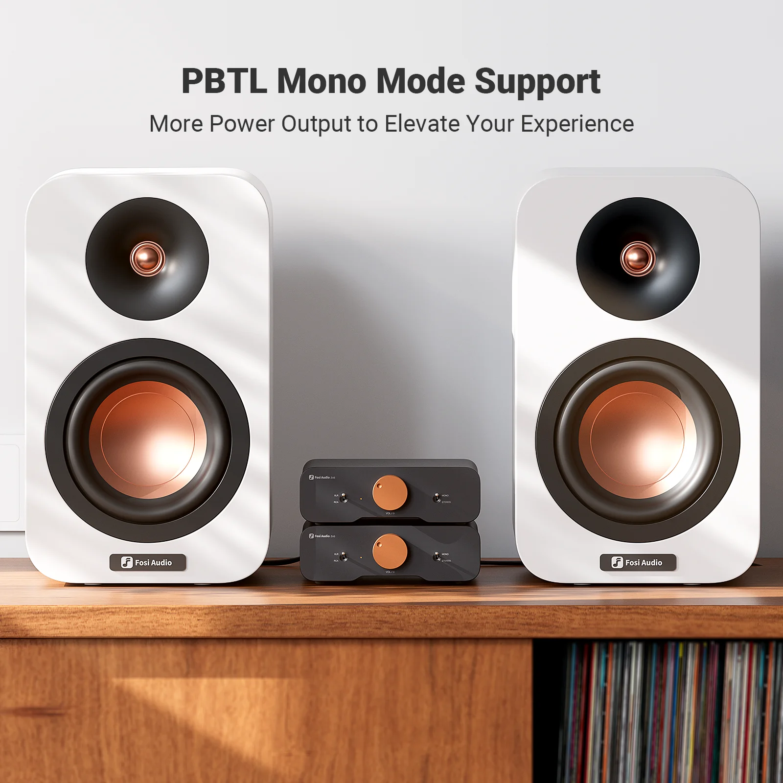 Fosi Audio ZA3 ステレオパワーアンプ TPA3255 クラス D HiFi