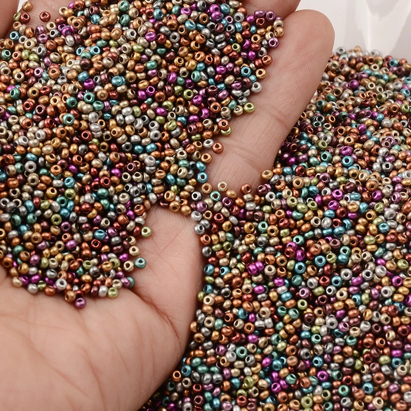 10g 2mm/3mm Matte Magic Color Charm Czech Glass Seed Beads for