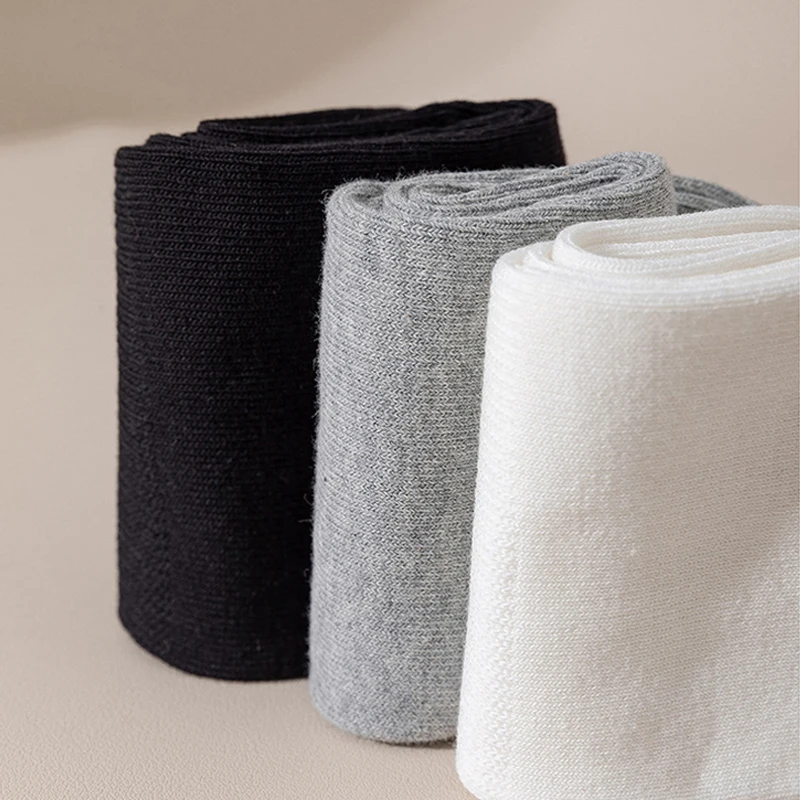 6쌍 남성과 여성을 위한 편안하고 지지력이 뛰어난 당뇨병 양말 수분 흡수 직물 비결속 탑 비즈니스 양말