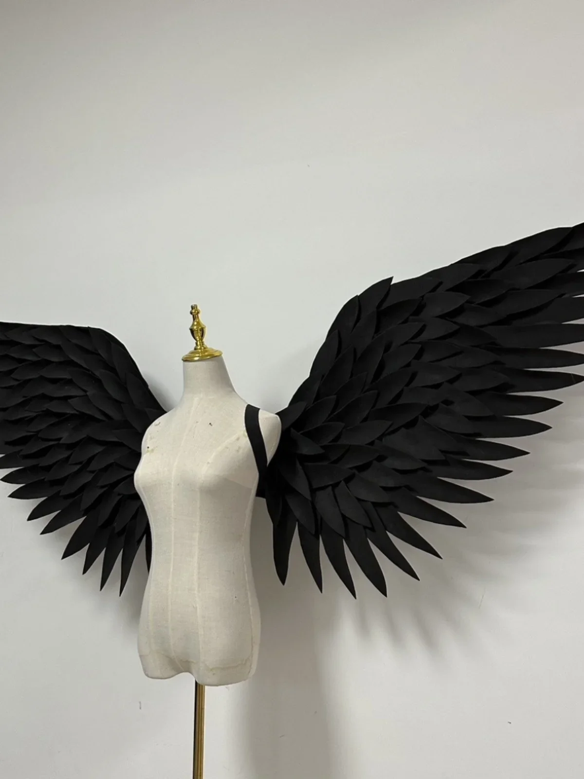 大人のための大きな黒い悪魔の羽、天使の羽、小道具 - AliExpress