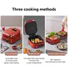 JIQI Household Baking Pan Electric Skillet Double-Sided Heating Pizza Pie Cooking Machine Crepe Pancake Maker BBQ Griddle 220V 6