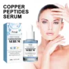 Copper Peptide Serum Anti Aging Fade Fine Lines Pore Shrinking Smoothing Firming Hydrating Hyaluronic Acid Moisturizing Essence 3