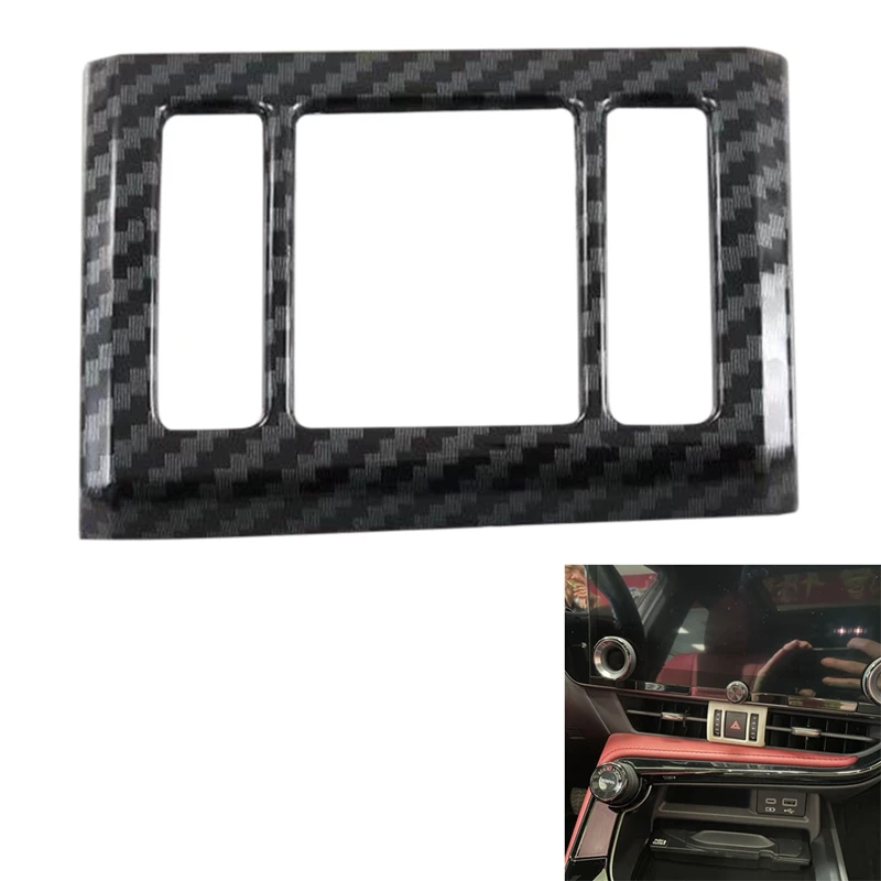 

Top Deals Car Triangle Warning Frame Double Flash Warning Light Button Decorative Frame For Lexus NX 260 2022