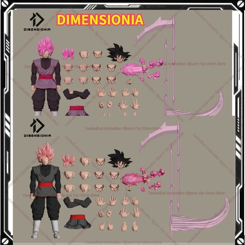 DIMENSIONIA Studio "The God-Rebel" 01A-01B-01C 1/12 Figurine Dragon Ball SHF