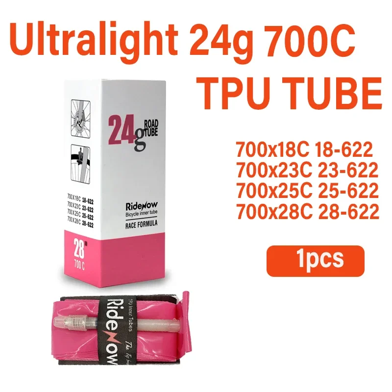 Ultralight TPU Inner Tube for Road and Gravel Bikes with French Valve