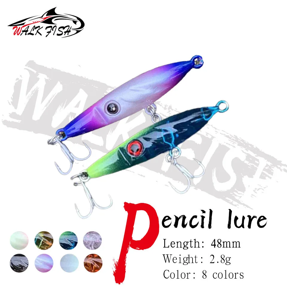 ULTRA LIGHT Sinking Pencil Bait Hard Fishing Lures 48mm 2.8g Small