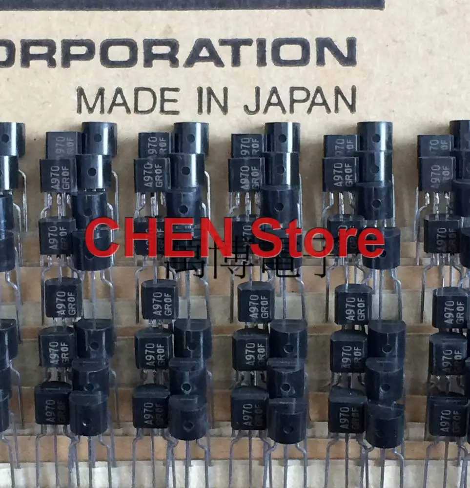 100 10000pcs bc182 bc183 bc184 bc212 bc213 bc214 dip transistor to 92 pnp npn bipolar amplifier transistor 10PCS NEW Origional 2SA970-GR TO-92 Transistor A970 GR Audio Power Amplifier 2SA970-BL A970 BL A970-BL A970-GR