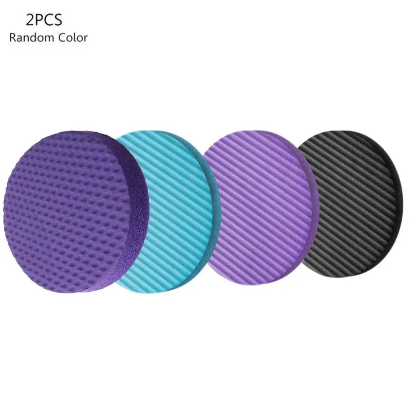 2 PCS Yoga Knees and Elbows Pads Cushion Round Kneeling Pad for Pilates Planks Gym Exercise Fitness Accessories H053