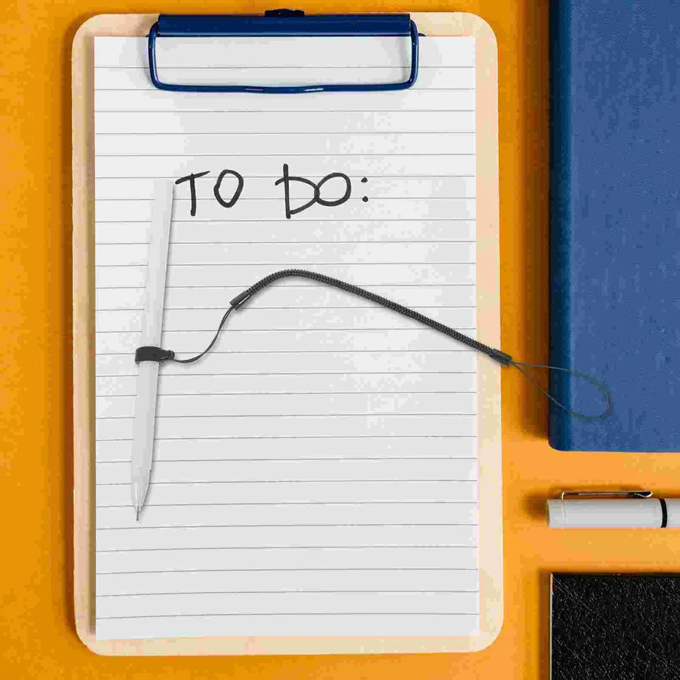 2 Pezzi Cordino Anti-Smarrimento Per Penne - Laccio Elastico Con Base In Silicone Per Scrivania, Tablet E Appunti