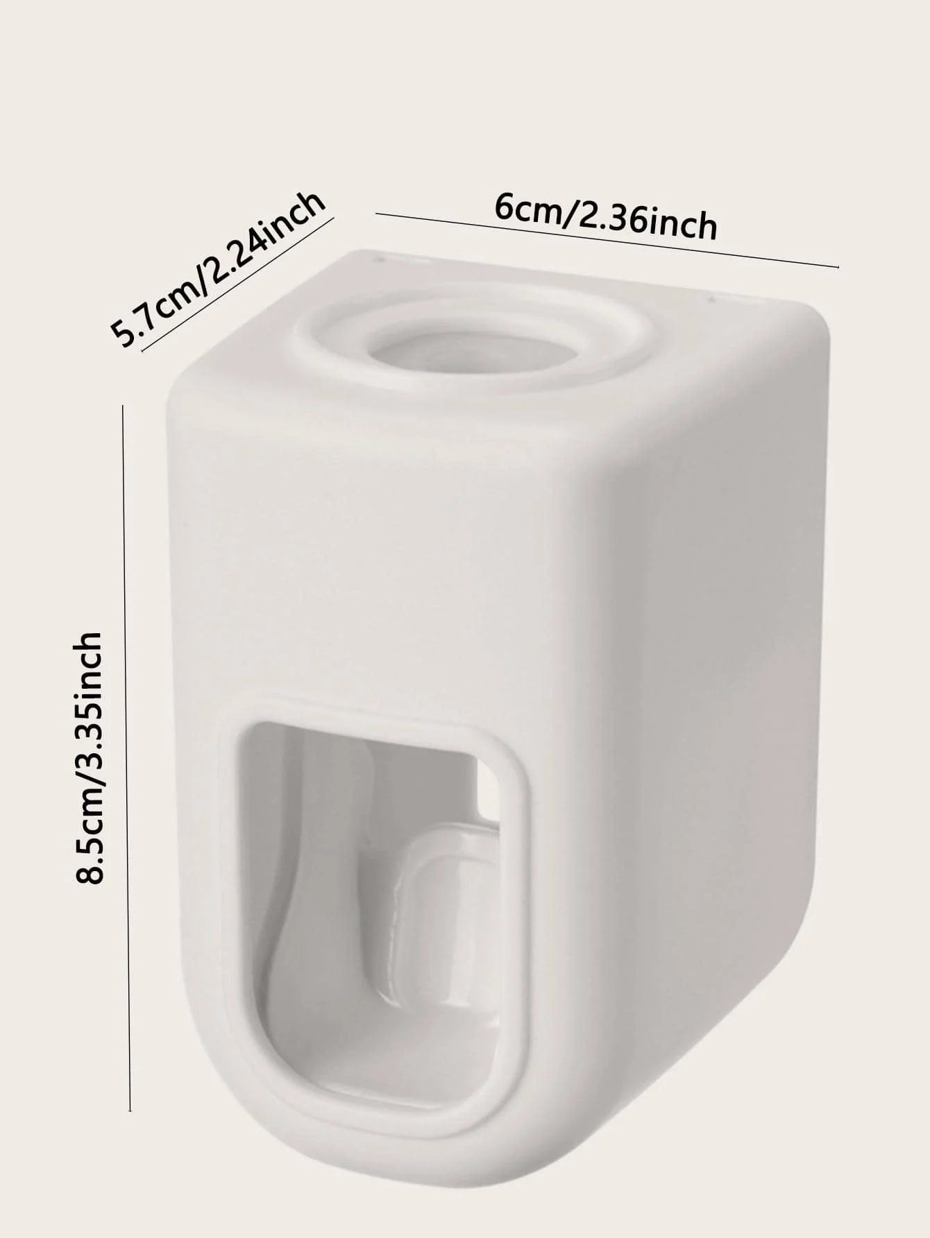 1PC Automatic Toothpaste Squeezer Bathroom Toilet Wall No Punching Quantitative Extrusion Simple Lazy Toothpaste Holder