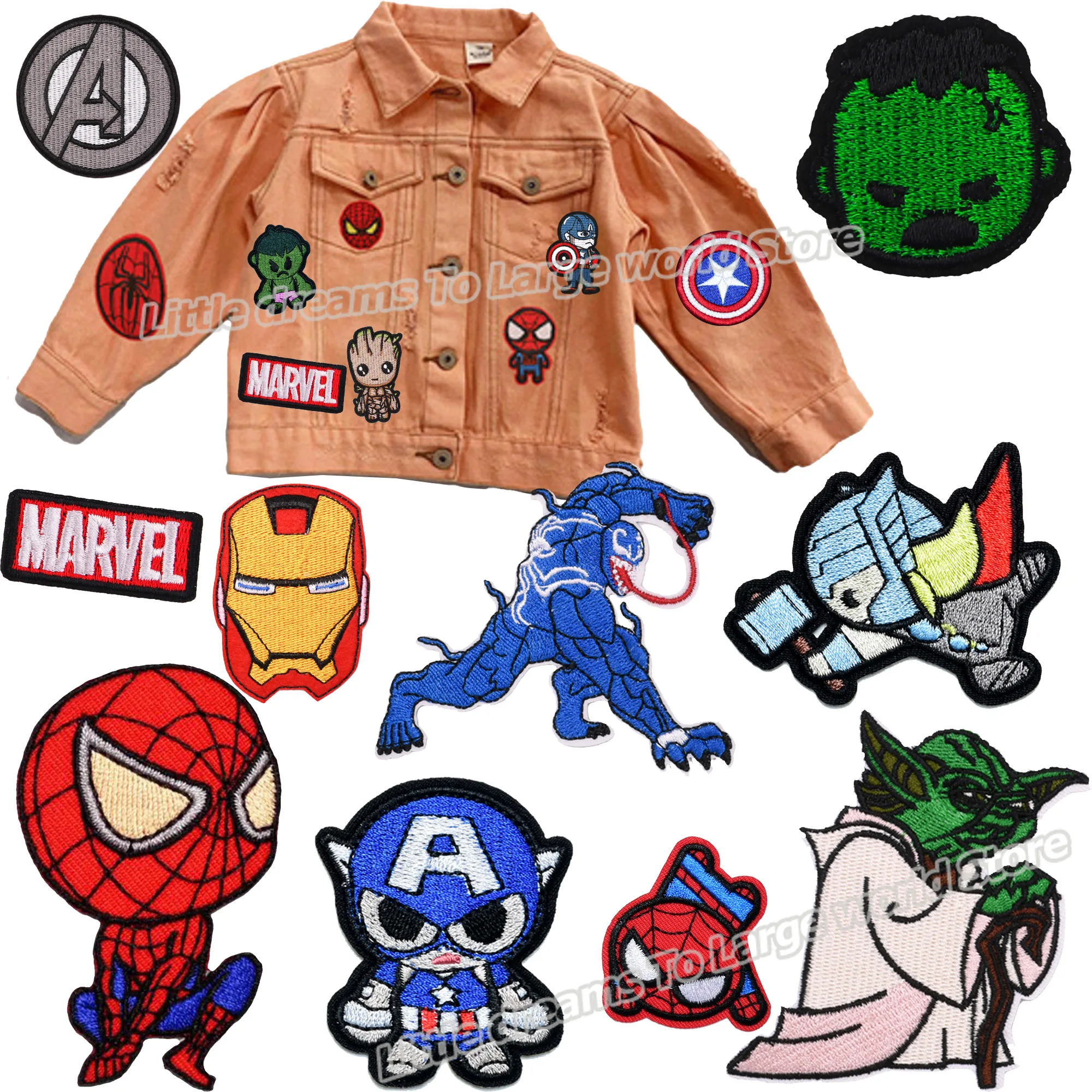 Large spiderman patch /Applique *iron on*