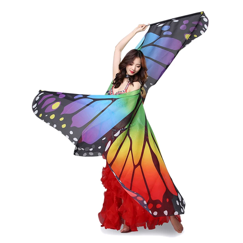 Women's Belly Dancing Butterfly Wings Professional Belly Dancing Costume Accessories Stage Dance Wear Special Use Shows Wings