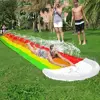 Triple Lane Slip Slides, 16 Feet Slip and Slide with Body Boards for Outside Garden Backyard, Outdoor Summer Water Lawn Slides T 1