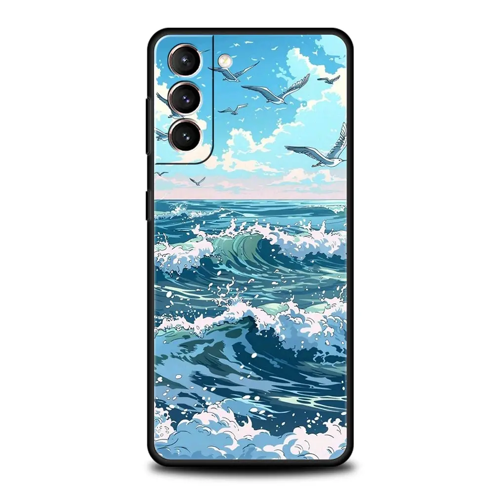 Ocean Dolphin Soft TPU Phone Case Cover