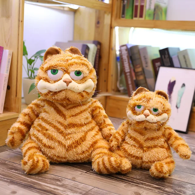 Garfield – Peluche De Chat Jaune Réaliste, Poupée Douce Remplie De Bébé,  Compagnon De Famille, Décoration De Lit, Jouets Créatifs Pour Enfants,  Cadeau Pour Garçon - AliExpress