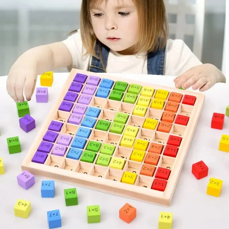 Montessori Educational Math Toys for Kids Children Baby Toys Multiplication Table Math Arithmetic Teaching Aids Christmas Gifts educational toys math toys teaching aids toys