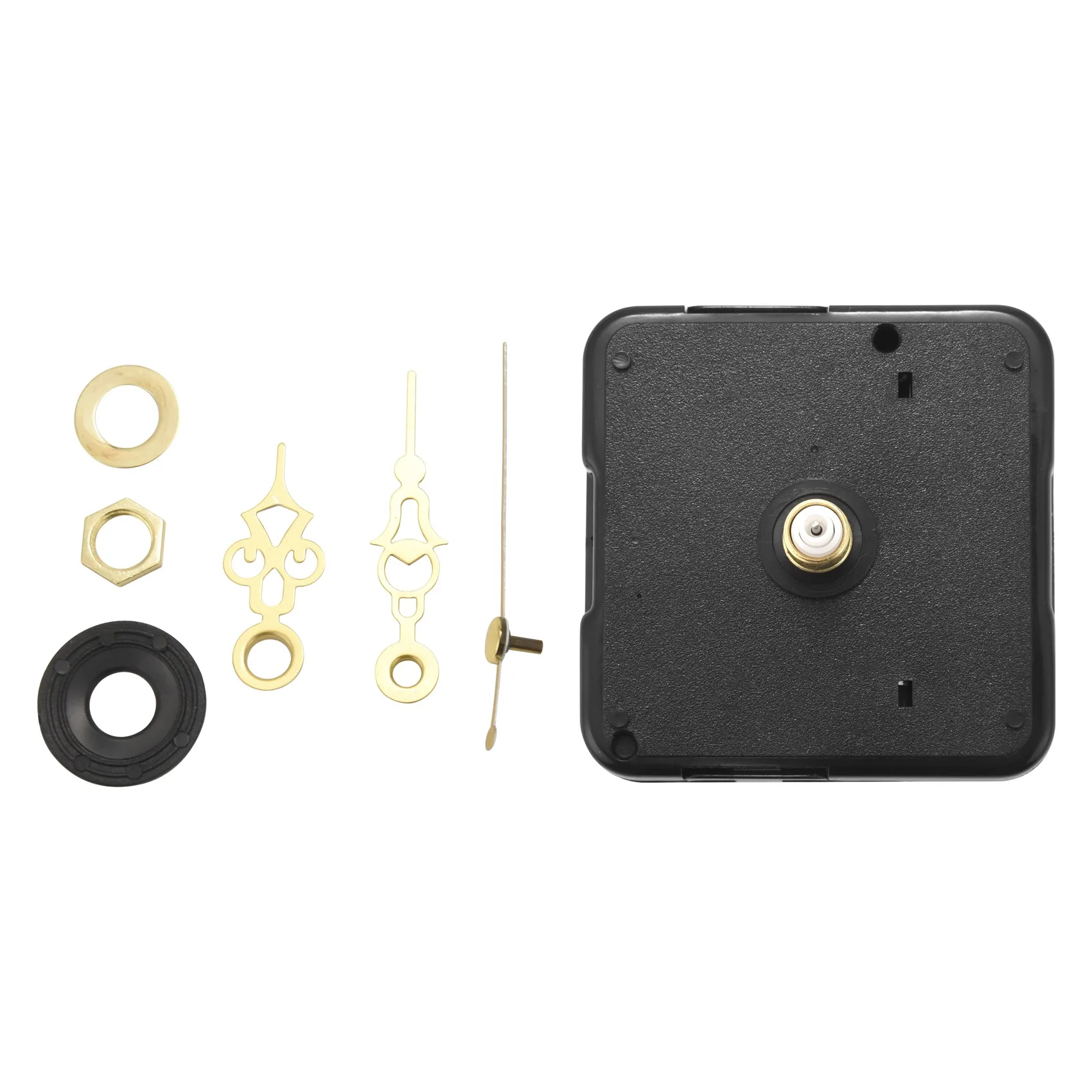 ABZV-DIY Clock Metal Texture Creative Wall Clock Retro Wall movement Accessories