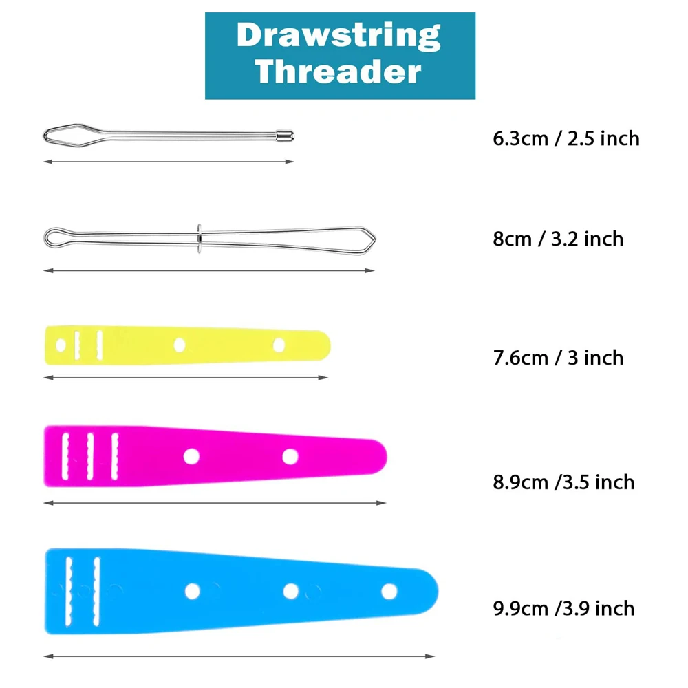 6 Easy Threader Flexible Needle Drawstring Replacement Sewing