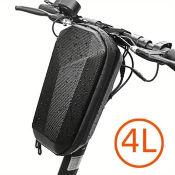 Borsa portaoggetti durevole con maniglia per scooter elettrico impermeabile ad alta capacità con design rimovibile per bici e bici da equilibrio