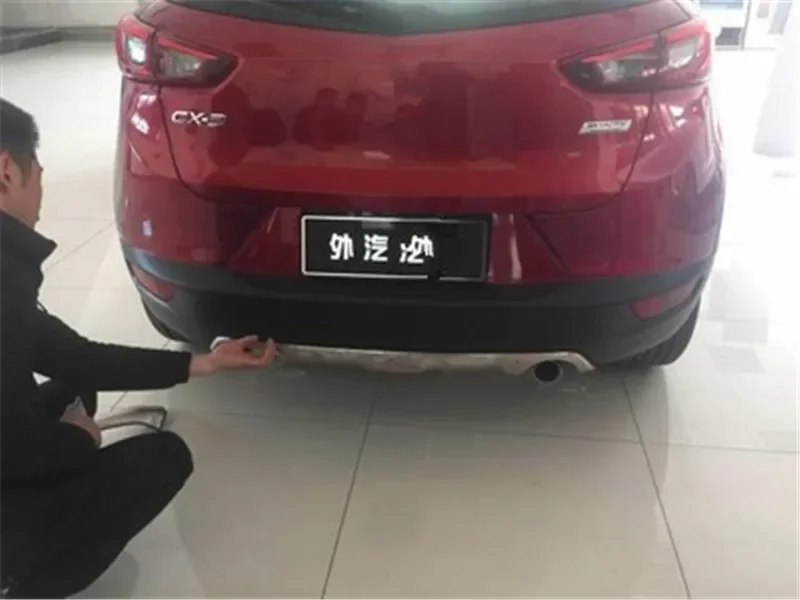 Stainless steel Bumper Protector Skid Plate cover For Mazda CX-3 cx3