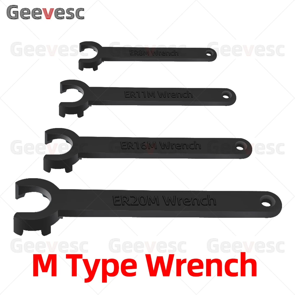 Wrench Nut Collet ER8 ER11 ER16 ER20 ER25 ER32 ER40 CNC Nuts ISO APU Drill Wrench