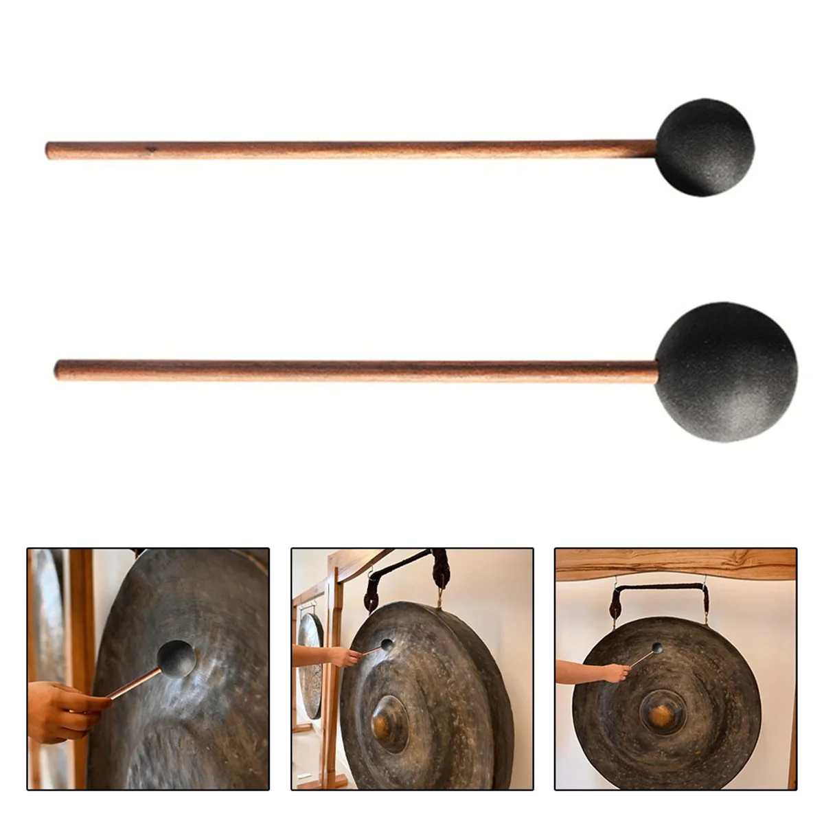 BAAU 1PC Silicone Material Make Whale Sound Mallet for Playing Gong for Spiritual Healing Sounds S
