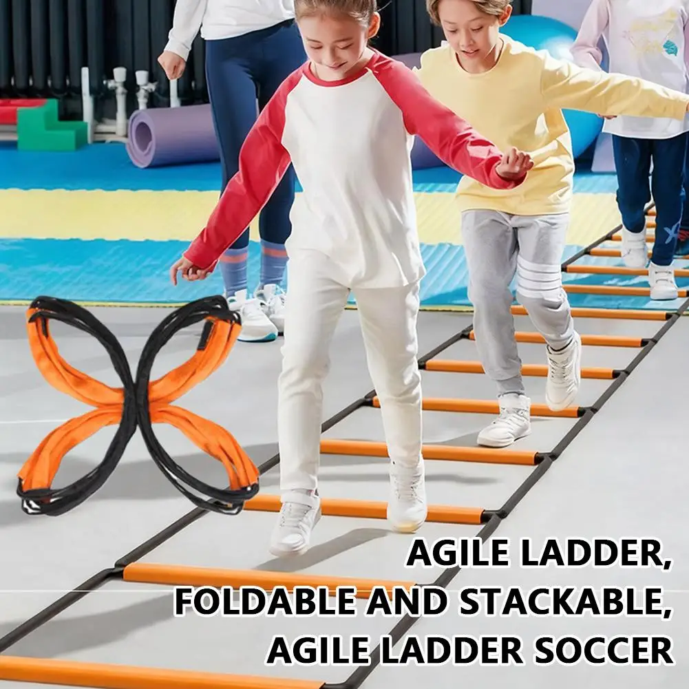 Scala per agilità multifunzionale per bambini e adulti, giochi sportivi, calcio, basket, allenamento di coordinazione, gioco sportivo all'aperto - immagine 3
