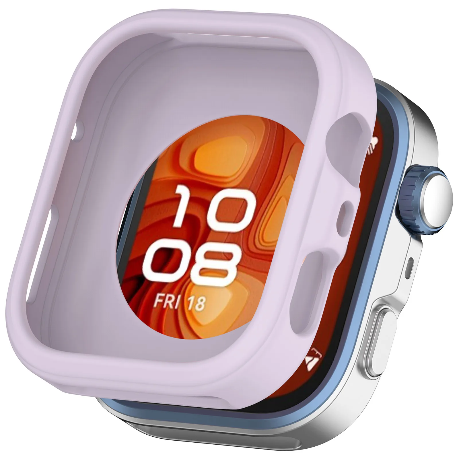 Premium Soft Silicone Protective Case for Smartwatch Screen Protection