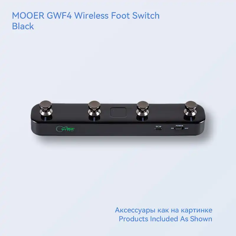 MOOER GWF4 Wireless Footswitch Switch Pedal Controller for