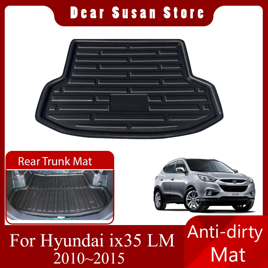 

Car Rear Trunk Mat for Hyundai Tucson ix35 LM 2010~2015 2011 Tray Waterproof Pad Liner Boot Carg Cover Luggage Custom Accessorie