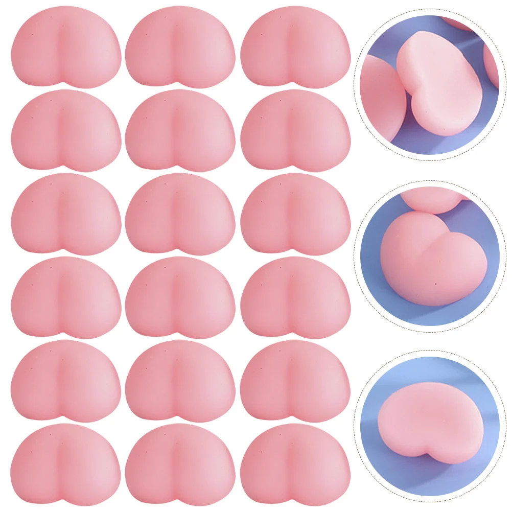 30 Pcs Toy Ass Pinch Kids Fidget Compact Stress Pranks Anti-collision Squeezing Shape Funny Stretchy Child