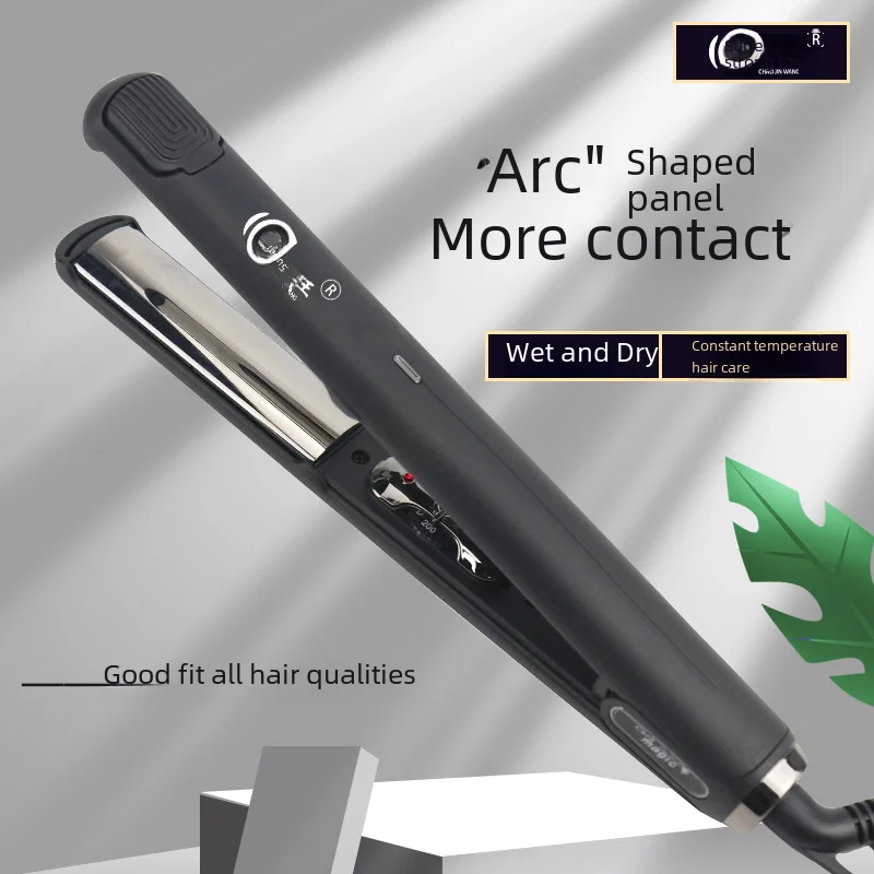 Multi-functional Hair Shaping Tool Adjustable Temperature Two Uses One Tool Straight Hair Brush Clamp Plate