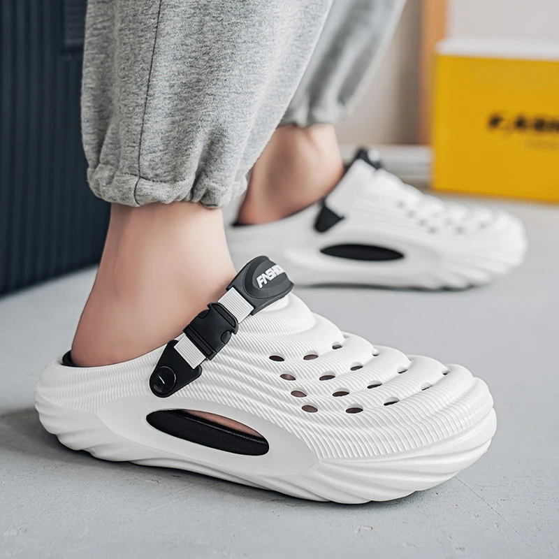 Unisex Summer Slippers Men Clogs Platform Women Beach Sandals Outdoor Casual Non-slip Footwear summer slippers,anti slip sandals