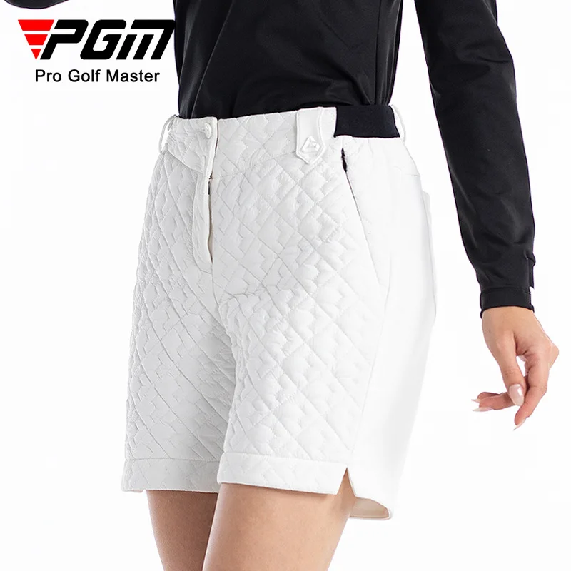 PGM Golf Pants Women's Autumn/Winter Cotton Sports Shorts Light Heating Inner Elastic Belt Comfortable and Warm